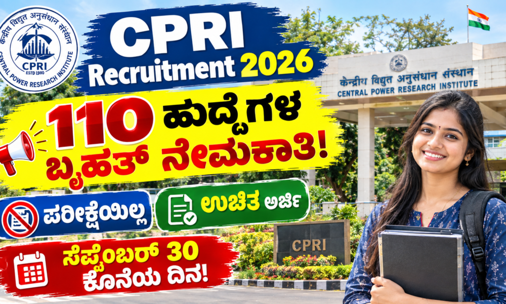 CPRI Recruitment