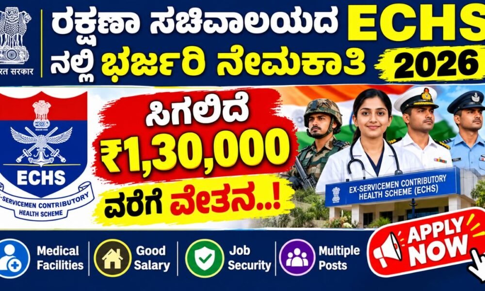 ECHS Recruitment 2026