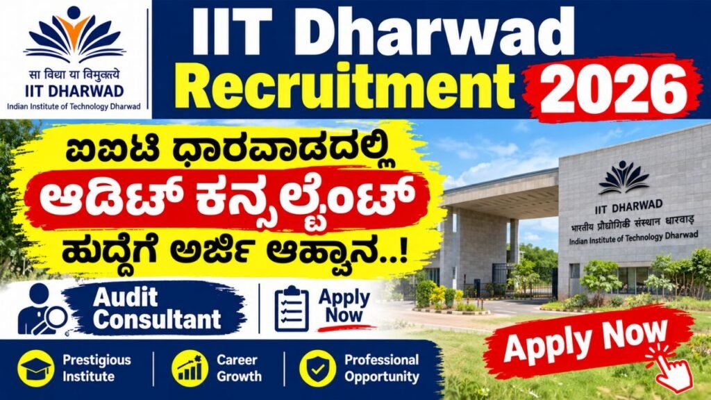 IIT Dharwad Recruitment 2026