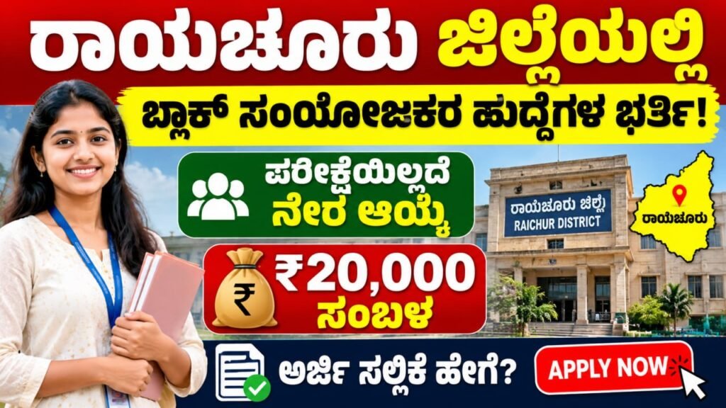 Raichur District Recruitment