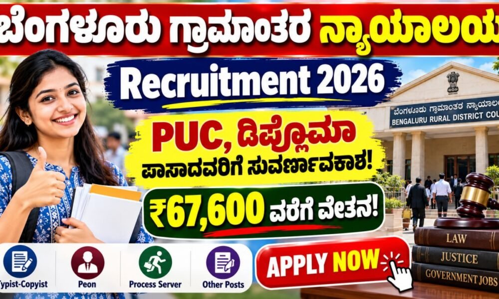 Bengaluru Rural Court Recruitment