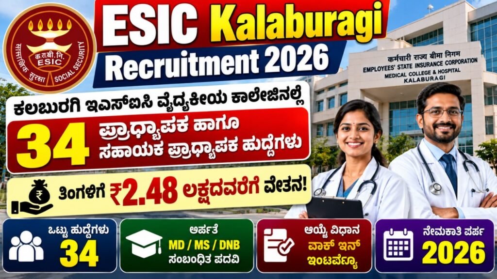 ESIC Recruitment