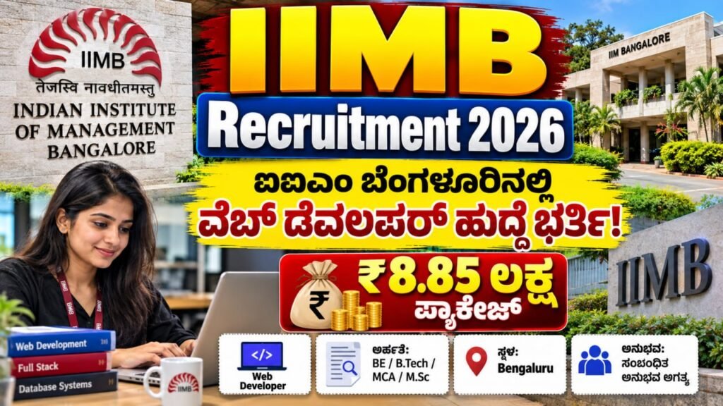 IIMB Recruitment